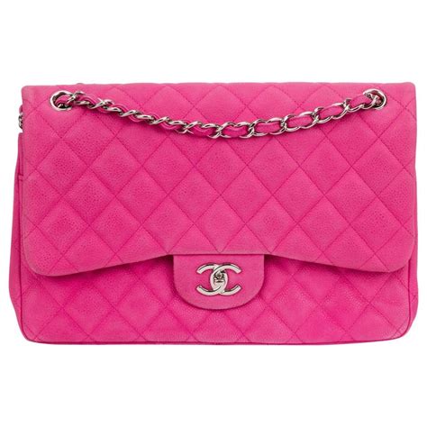 chanel pink purse price|chanel hot pink purse.